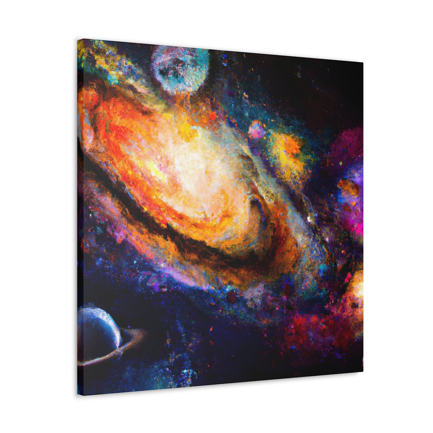 Cosmic Expressionist Dreamscape - Canvas