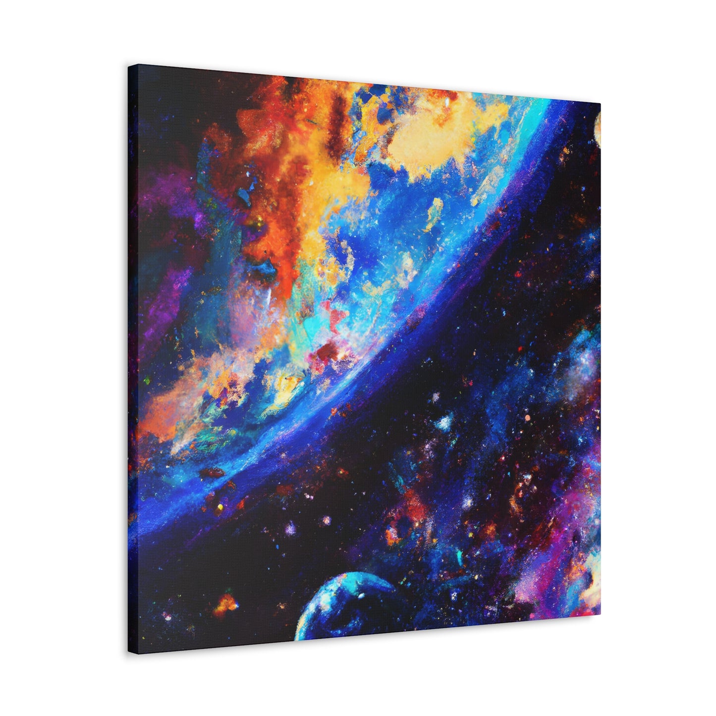 Cosmic Enigma Abstract - Canvas