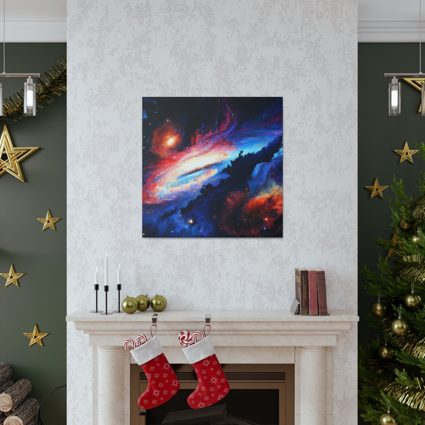 Mystic Star Nebula Vision - Canvas