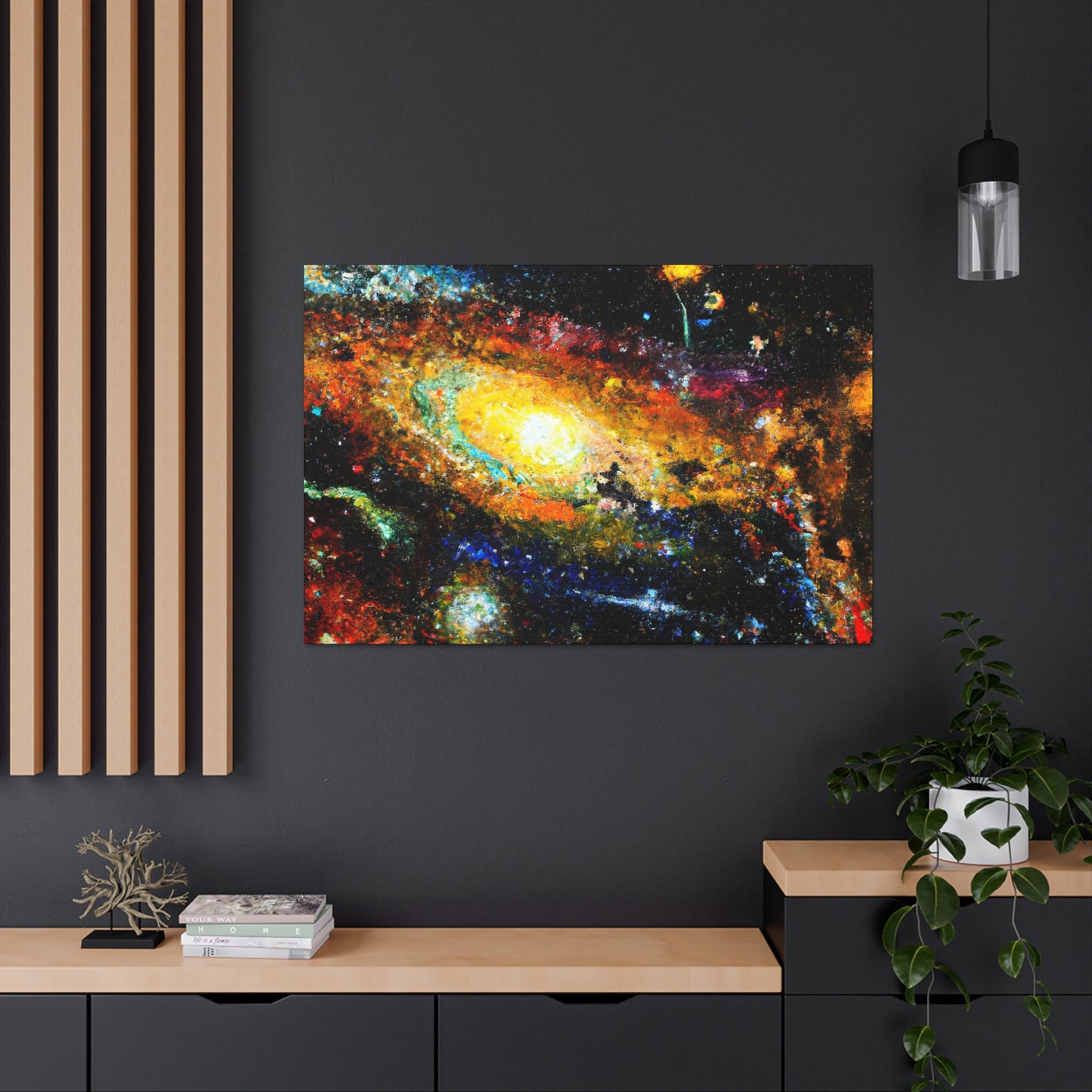 Cosmic Dreamscape Fusion. - Canvas