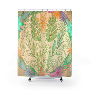 "Nature Inspired Bohemian Shower Curtains" - Shower Curtain