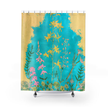 "Nature-Inspired Boho Shower Curtain Stylish" - Shower Curtain