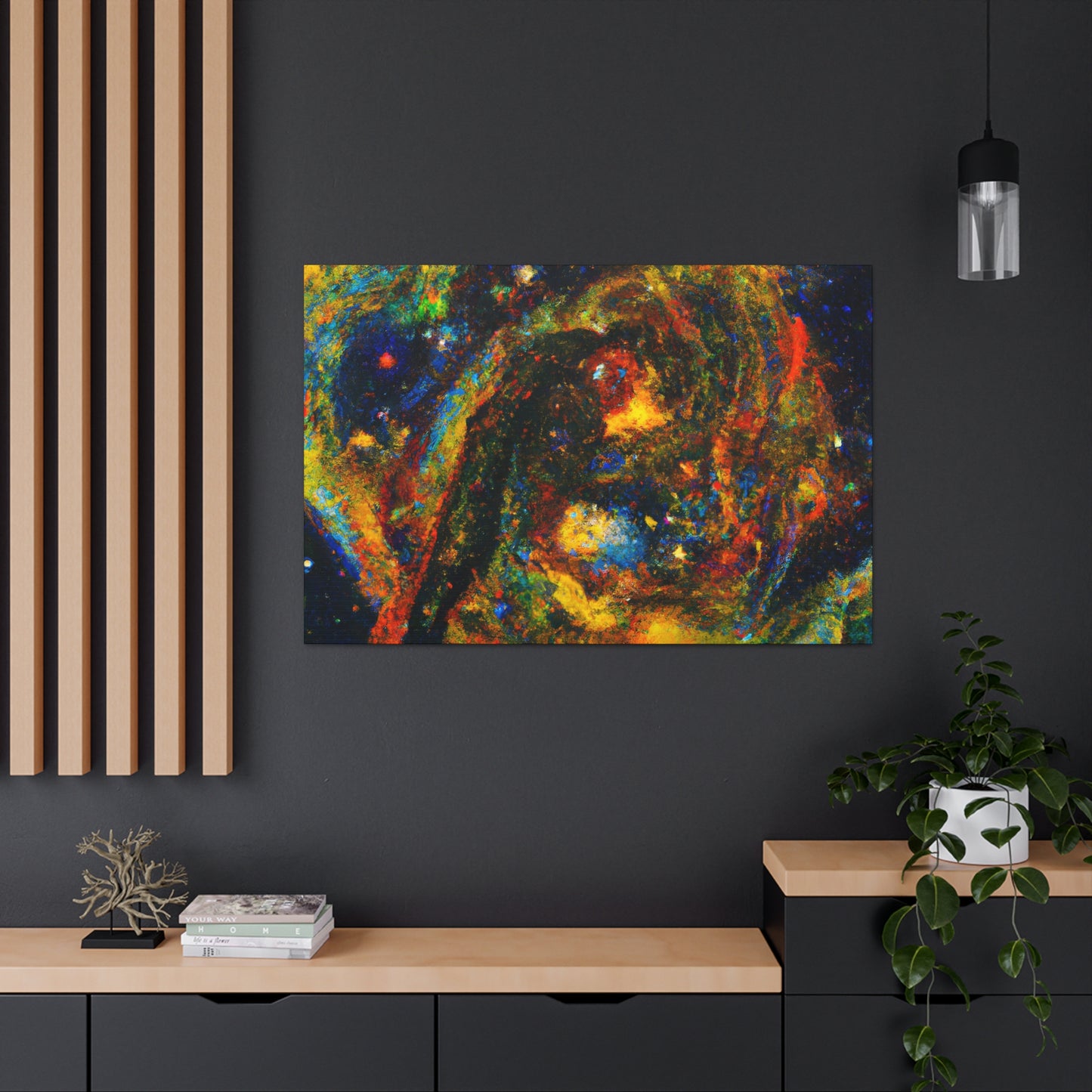 Cosmic Abstract Ambiguity - Canvas