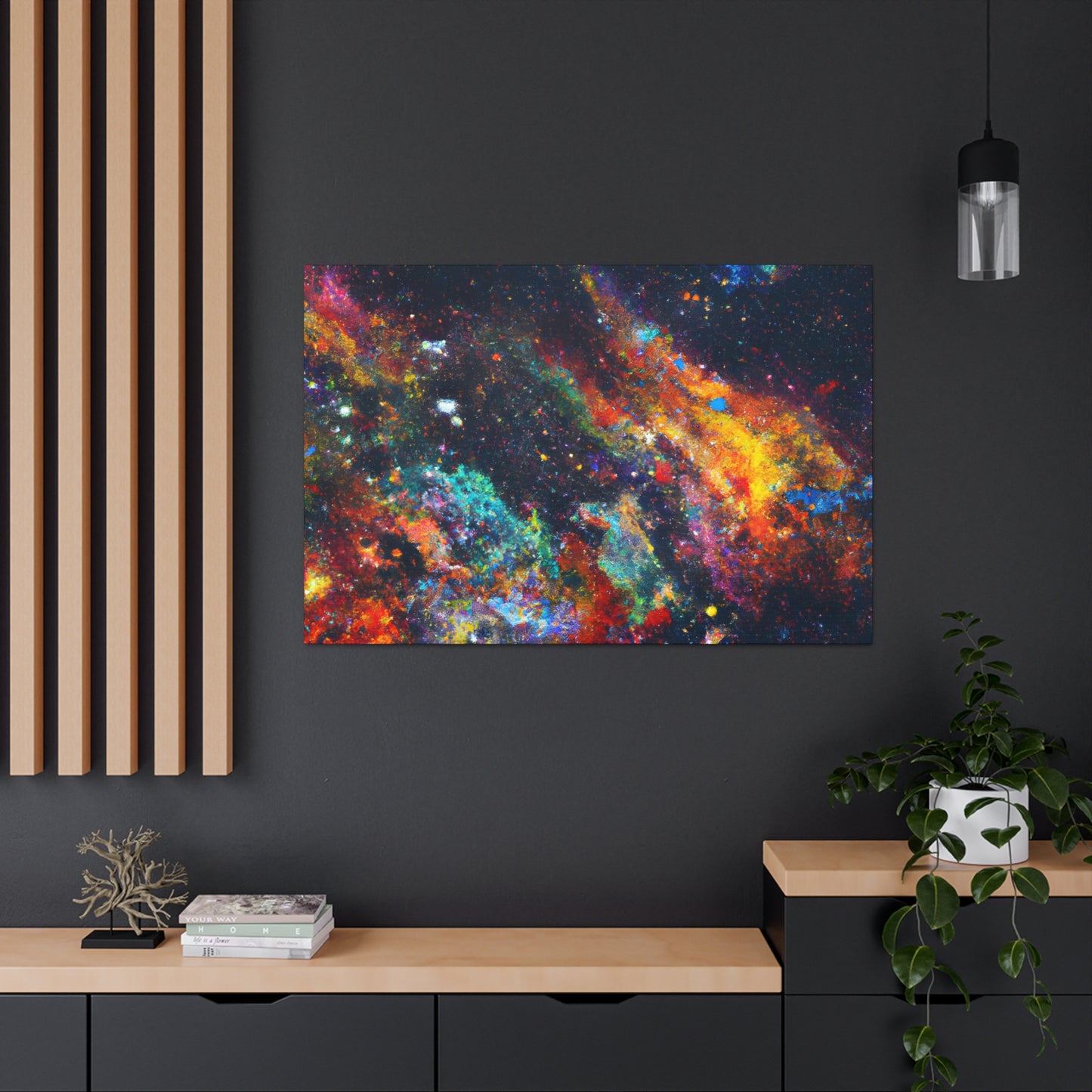 "Interstellar Illumination Odyssey" - Canvas