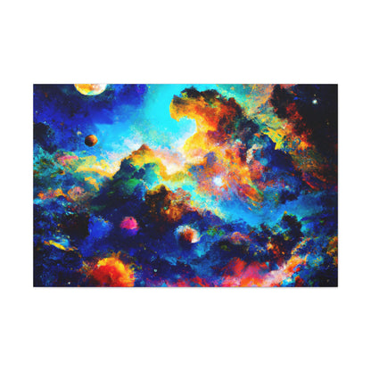 Cosmic Abstract Illumination - Canvas