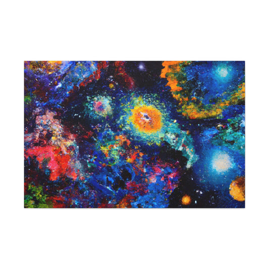 Mysterious Cosmic Propel - Canvas