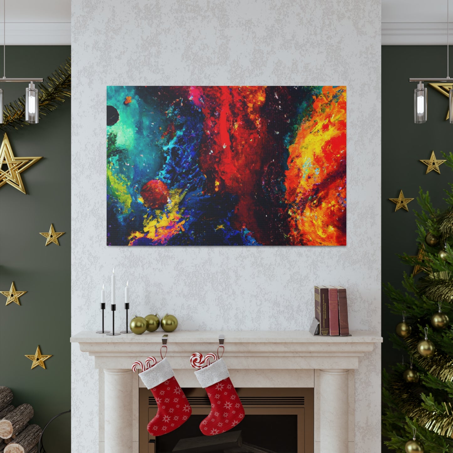 Cosmic Expressionistic Visions - Canvas