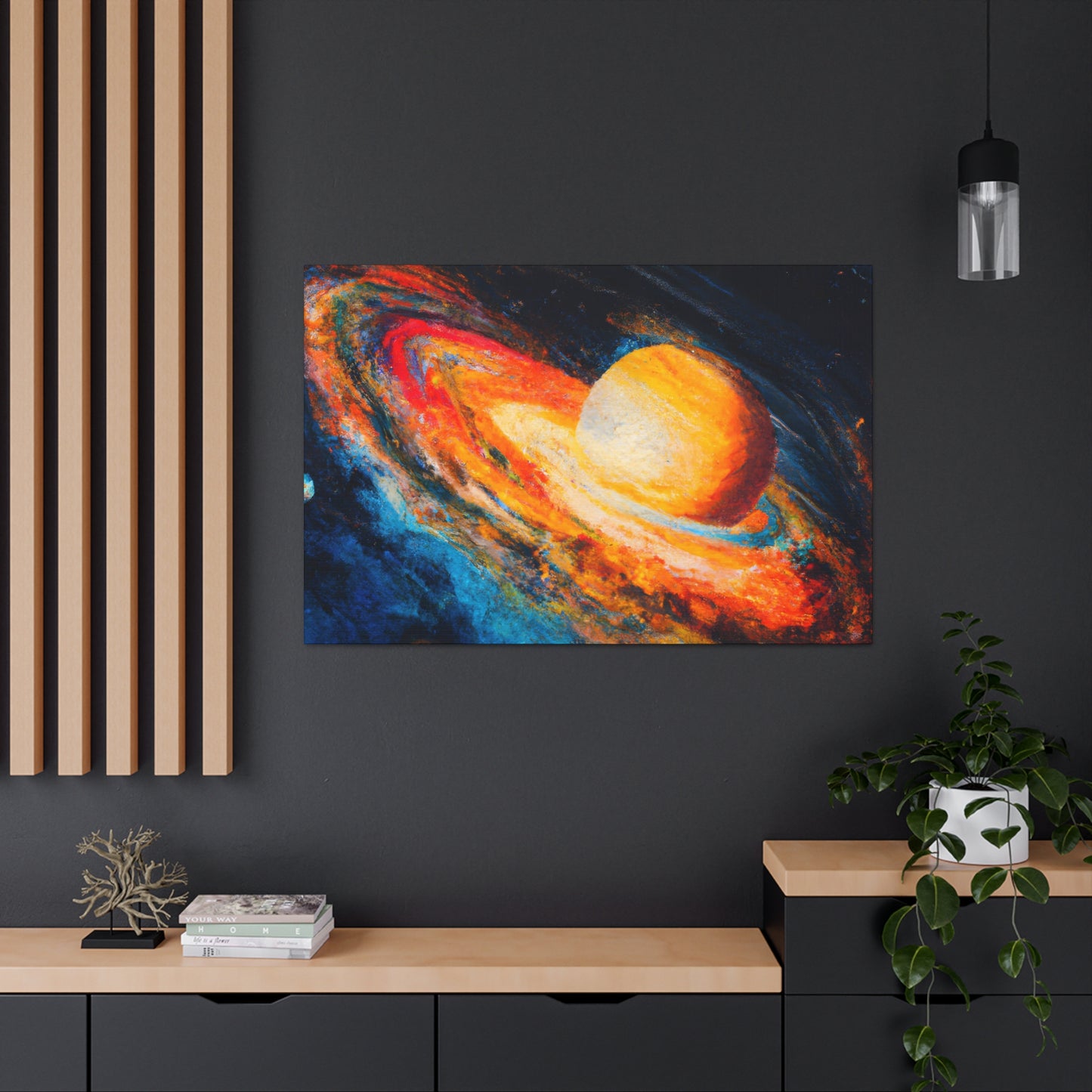 Galactic Chasm Abstract - Canvas