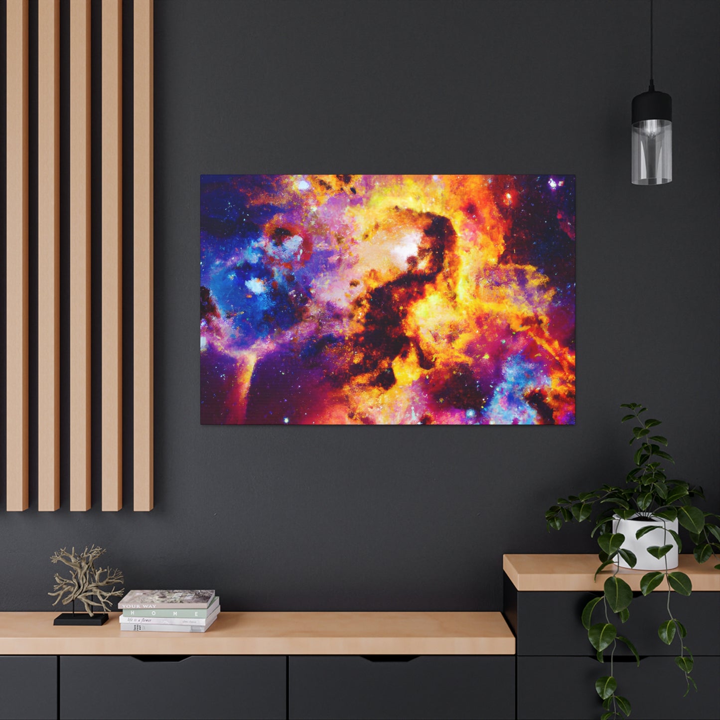 "Starry Cosmic Dreamscape". - Canvas