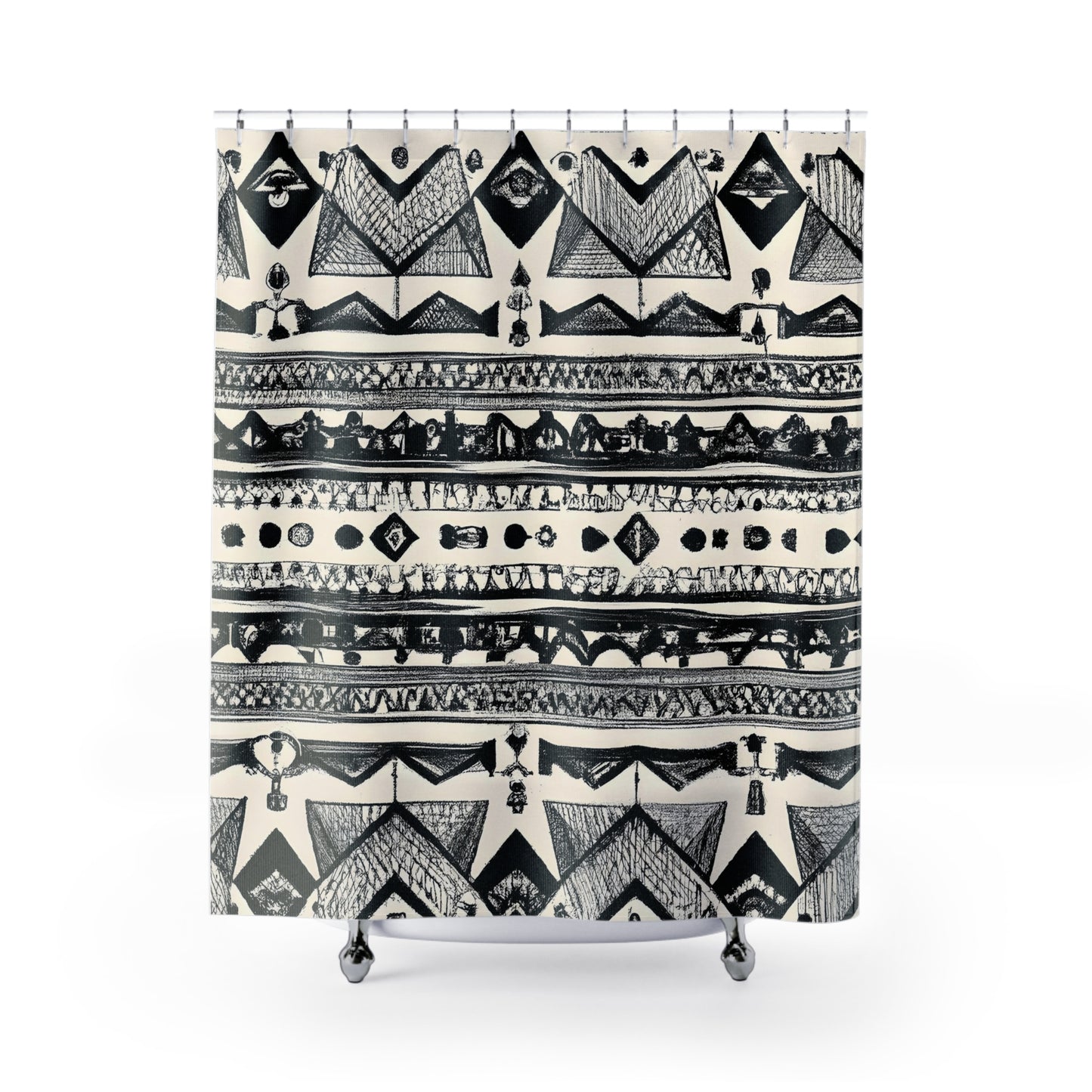 "Aztec Bohemian Shower Curtain: Boho Style!" - Shower Curtain