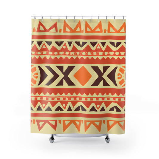 "Aztec Boho Dream Shower Curtain" - Shower Curtain