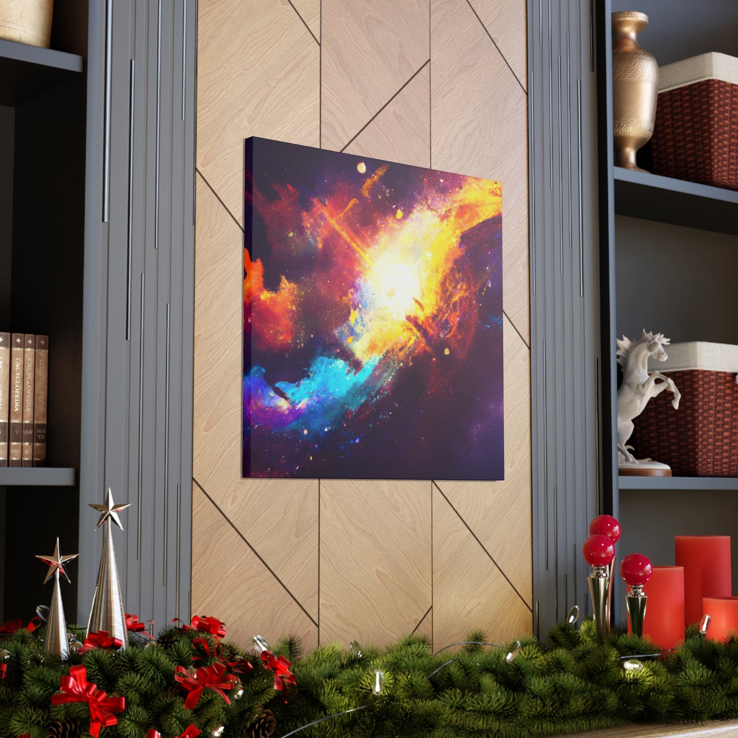 Celestial Cosmos Confluence - Canvas