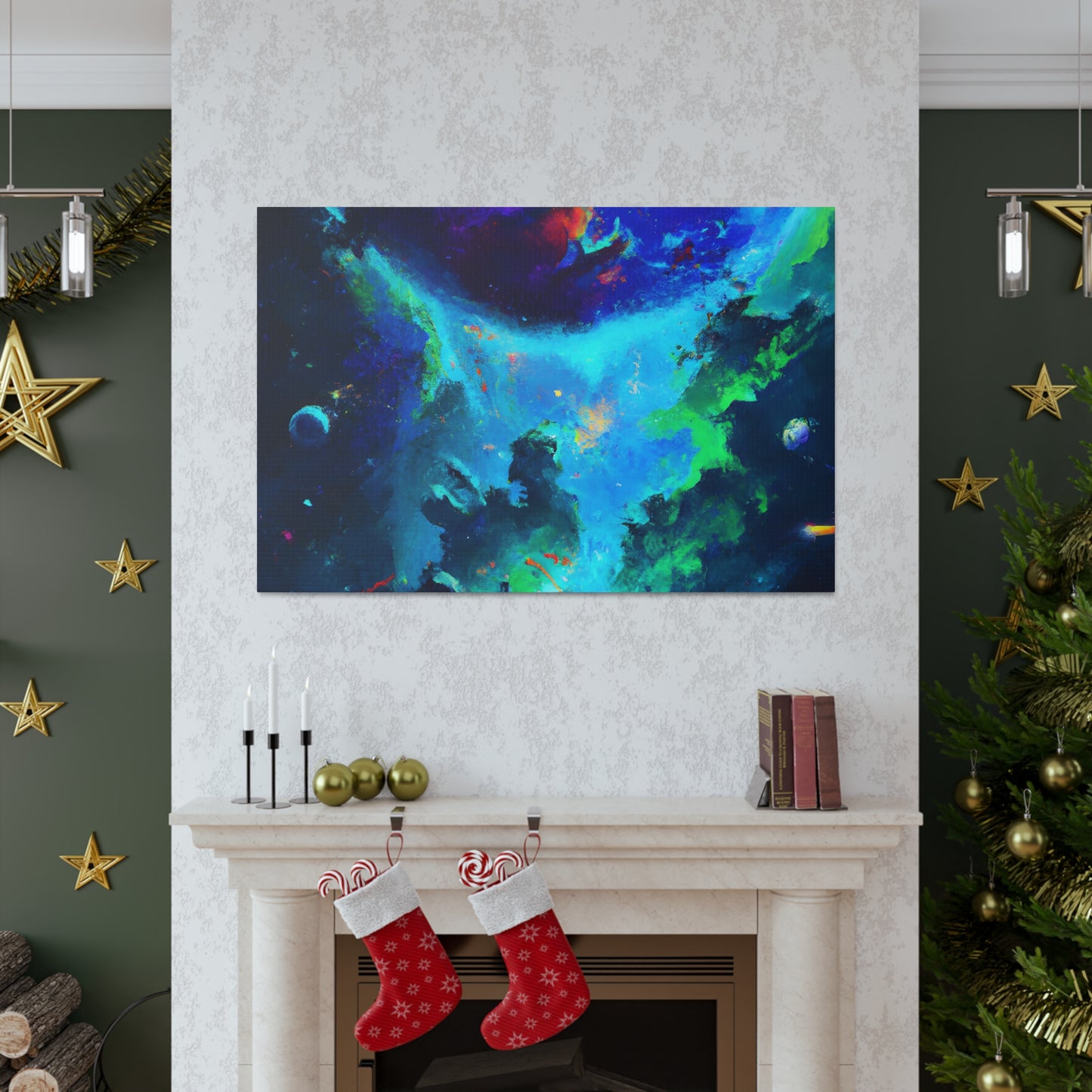 Cosmic Radiance Nebula - Canvas