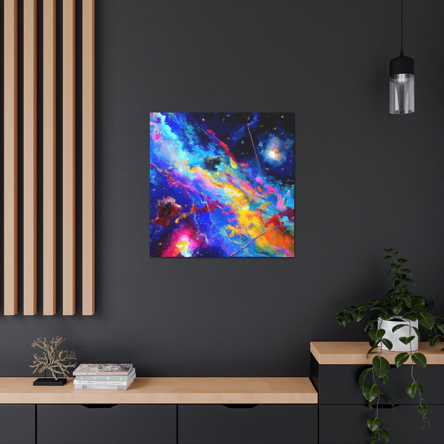 "Interstellar Dreamscape Vortex" - Canvas