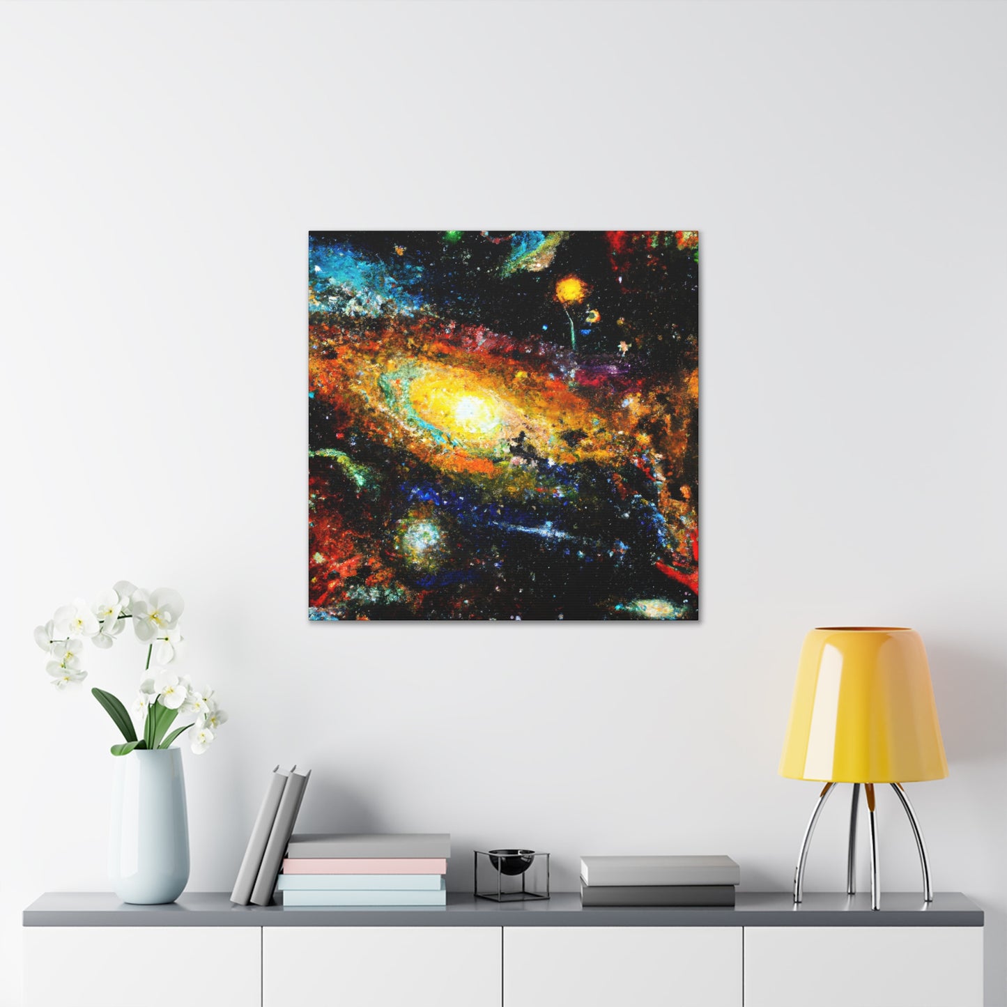 Cosmic Dreamscape Fusion. - Canvas