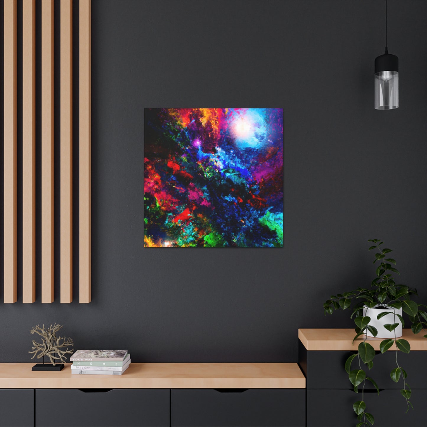 Starry Cosmic Splendor. - Canvas