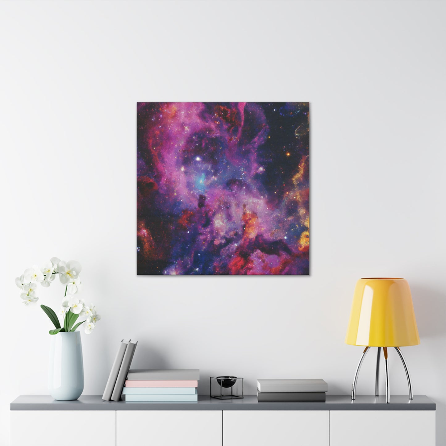 Cryptic Cosmos Horizon. - Canvas