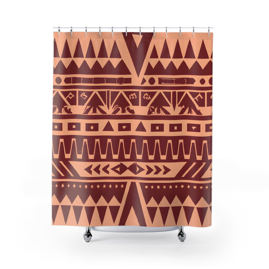 Aztec Boho Shower Curtain: Etsy - Shower Curtain