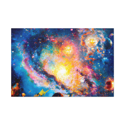 Cosmic Dreamscape Maze - Canvas