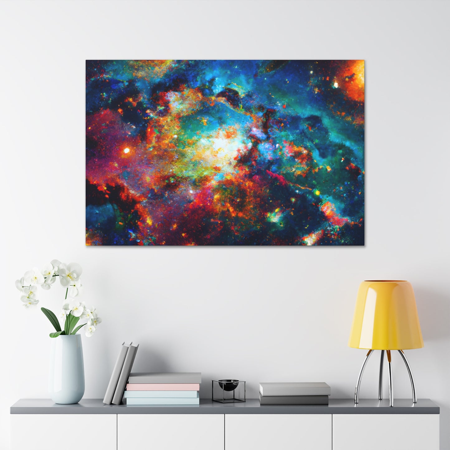 Cosmic Expressionist Dreamscape - Canvas