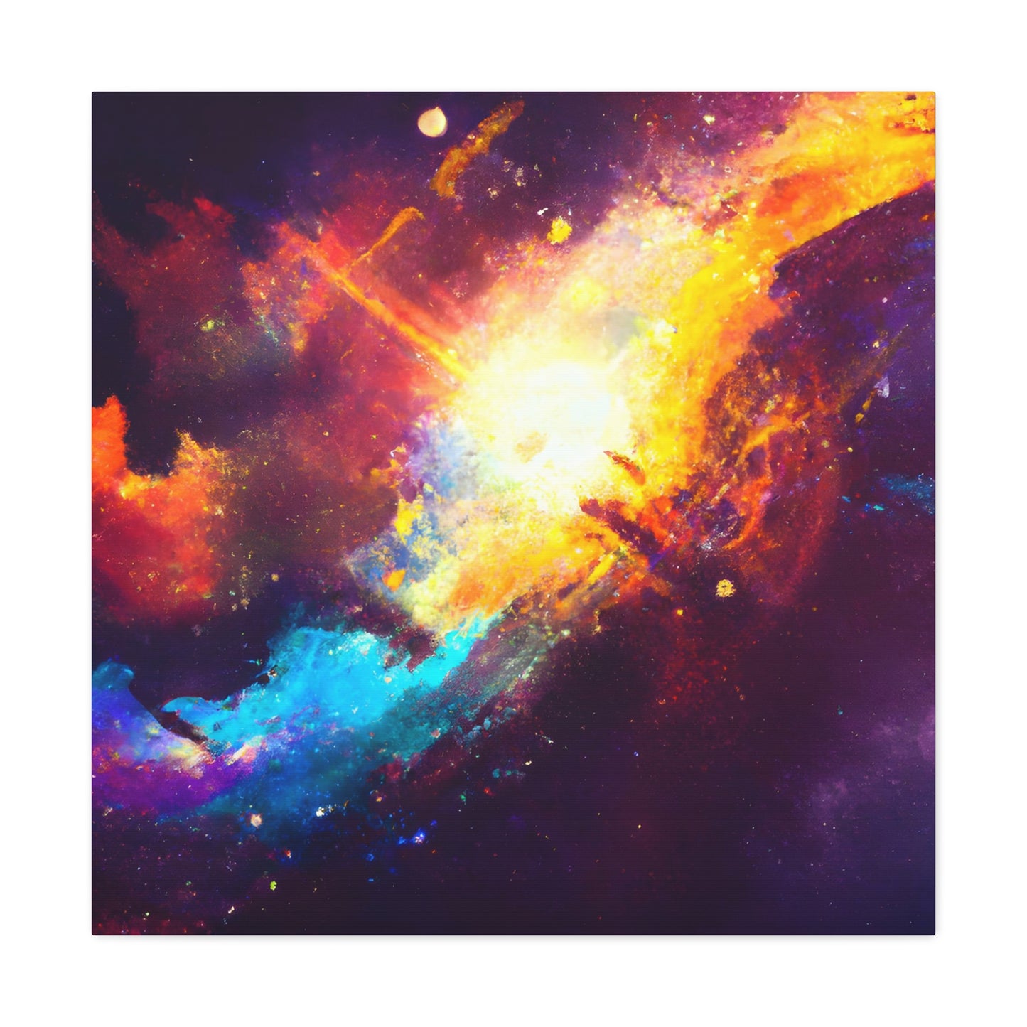 Celestial Cosmos Confluence - Canvas