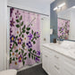 "Vibrant Bohemian Floral Nature Shower Curtain" - Shower Curtain