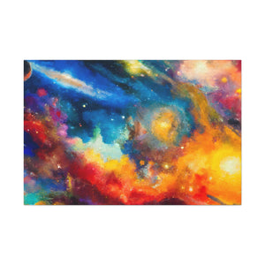 "Cosmic Splendor Paradox" - Canvas