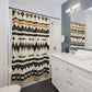 "Aztec-Boho Shower Curtain: Chic Bathroom Refresh" - Shower Curtain