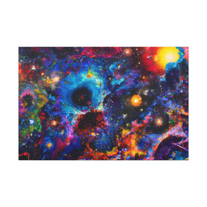 Cosmic Expressionist Mystery. - Canvas