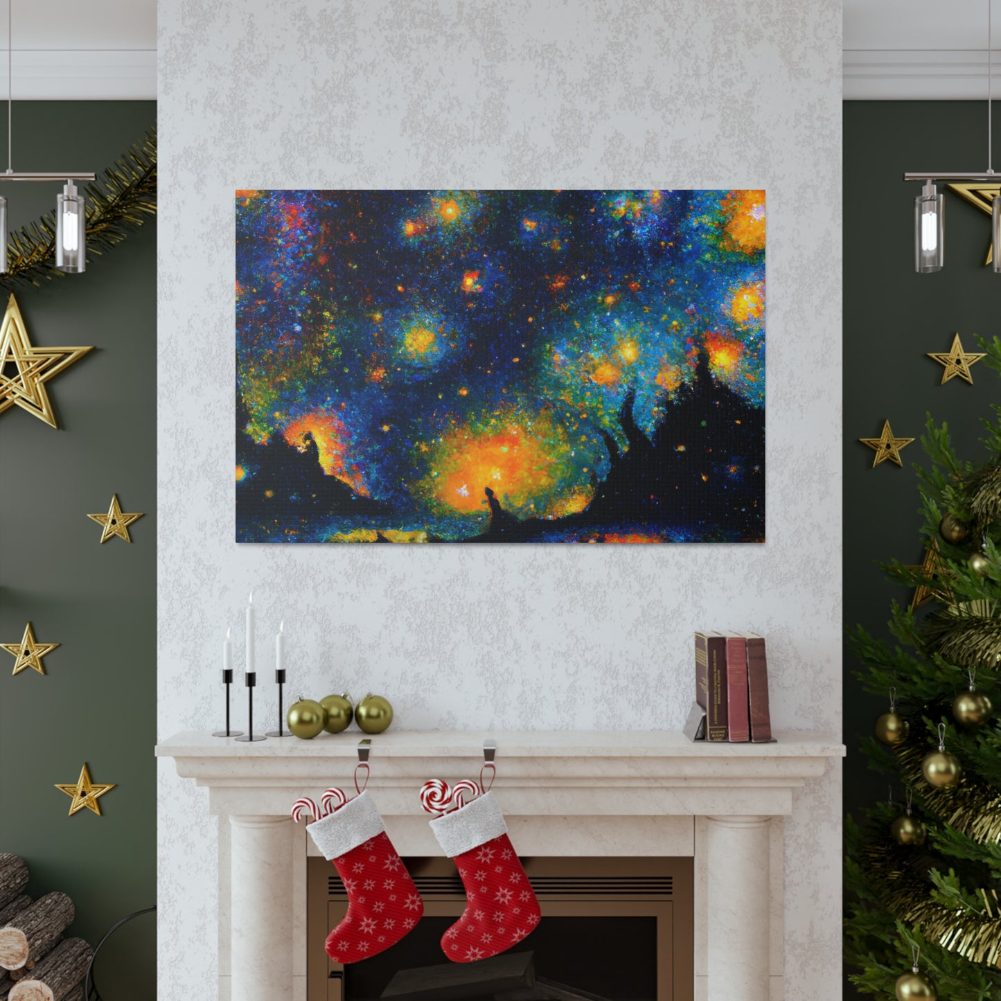 Cosmic Mystique Enchantment - Canvas