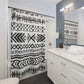 "Aztec Boho Shower Curtain: Chic Home Decor - Shower Curtain