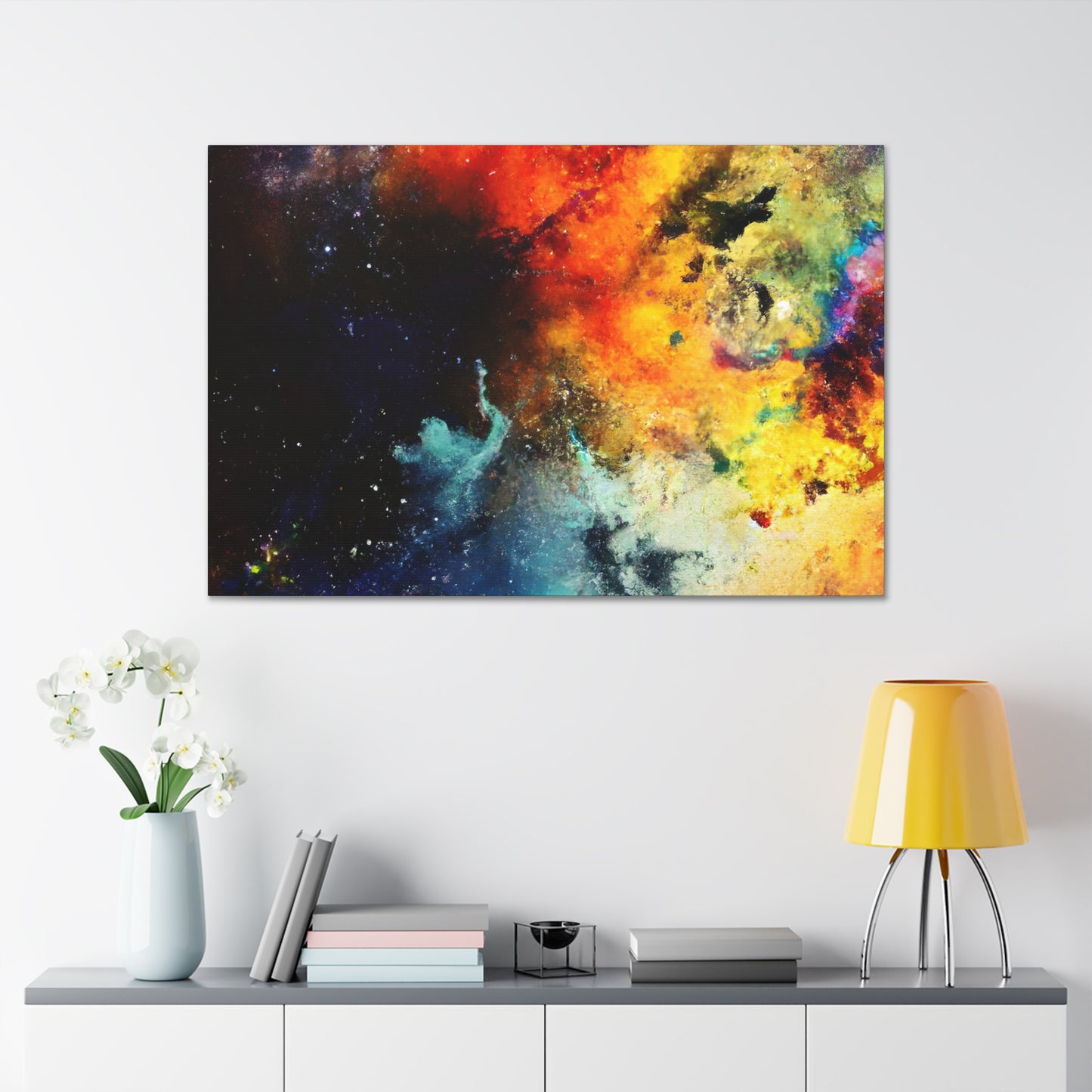 Cosmic Dreamscape Vista - Canvas