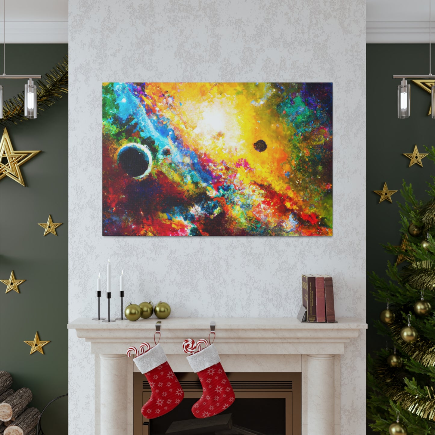 Cosmic Celestial Mystery. - Canvas