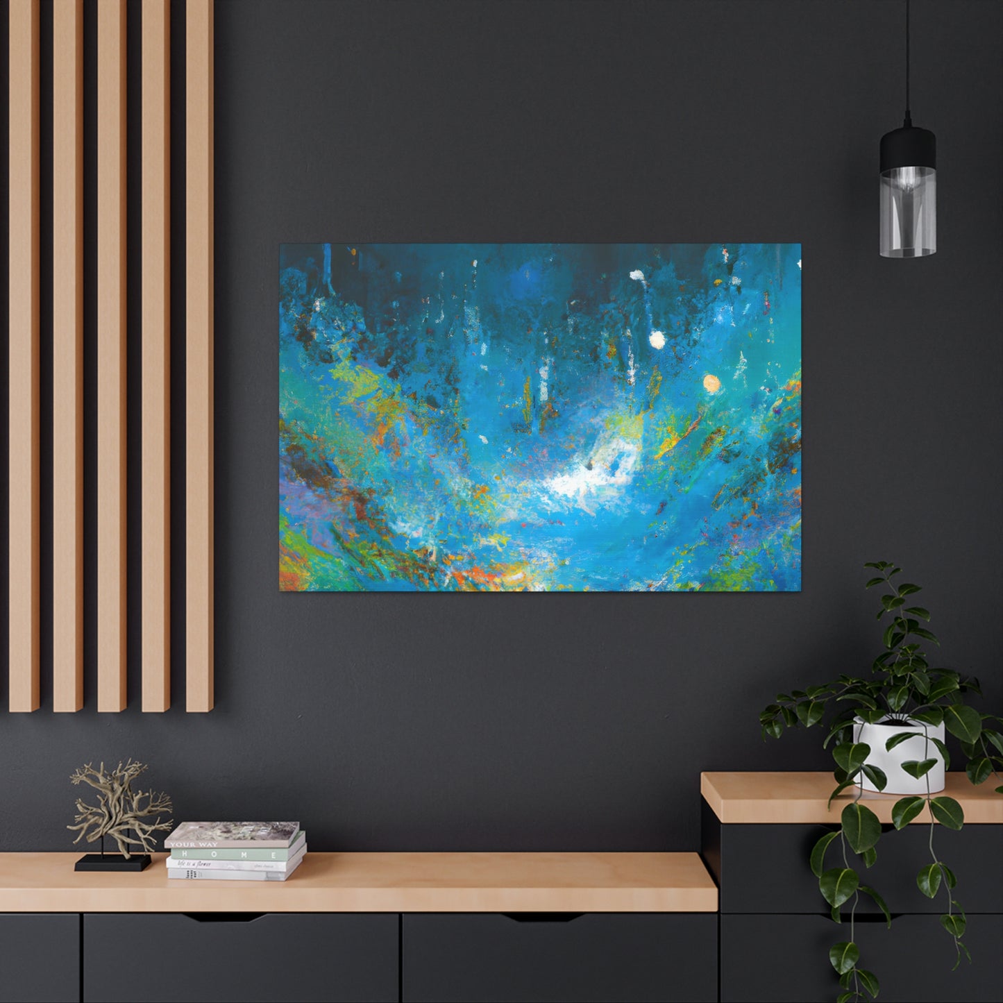 "Intergalactic Enigmascape" - Canvas