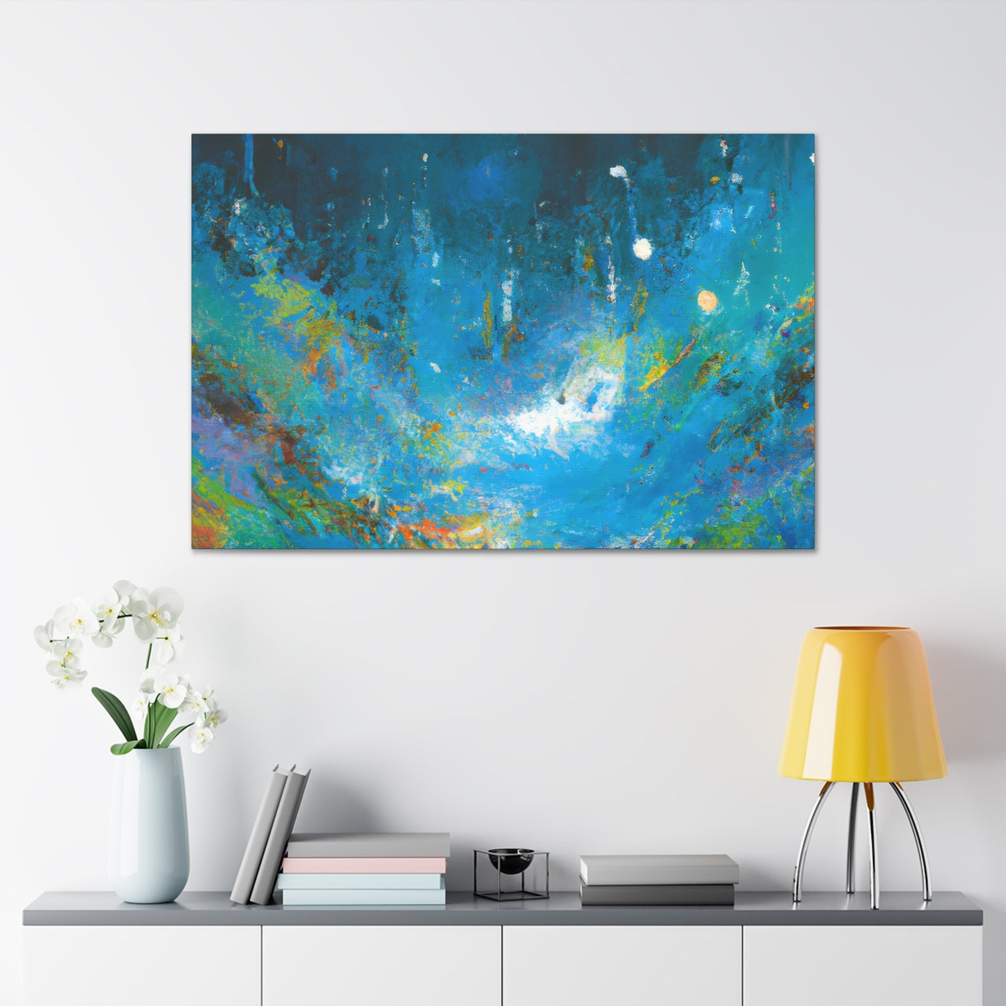 "Intergalactic Enigmascape" - Canvas