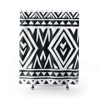 Boho Aztec Shower Curtain: Chic! - Shower Curtain