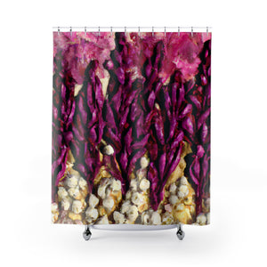 "Vibrant Boho Floral Shower Curtain" - Shower Curtain