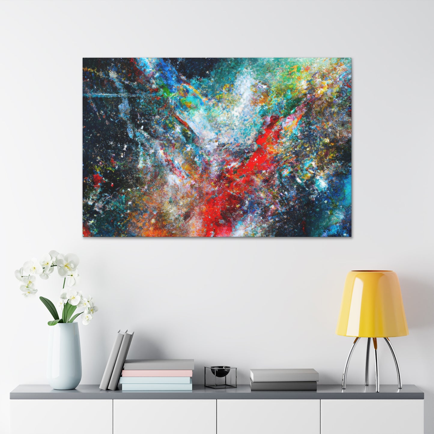 Cosmic Untamed Splendor. - Canvas