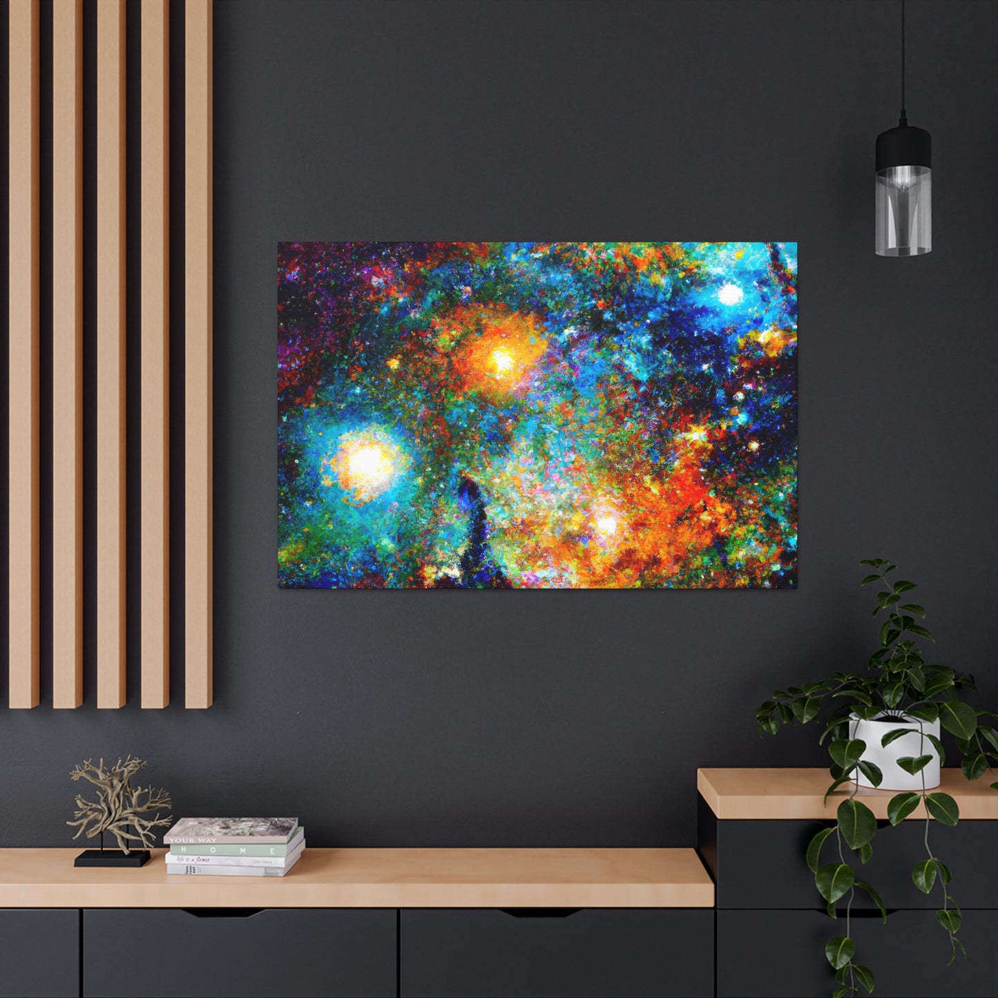 Mystic Stellar Maze - Canvas