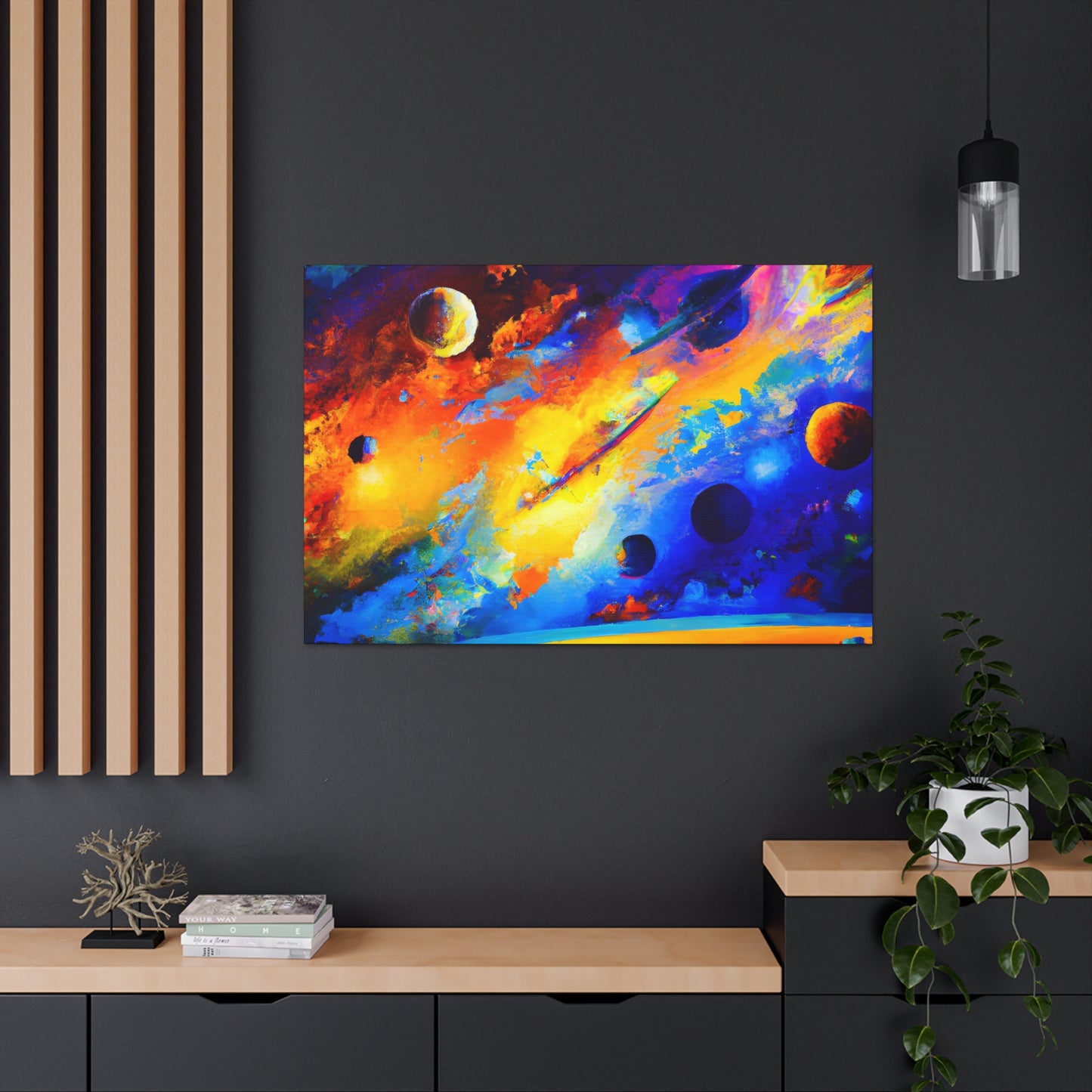 Cosmic Dreamscape Vision - Canvas