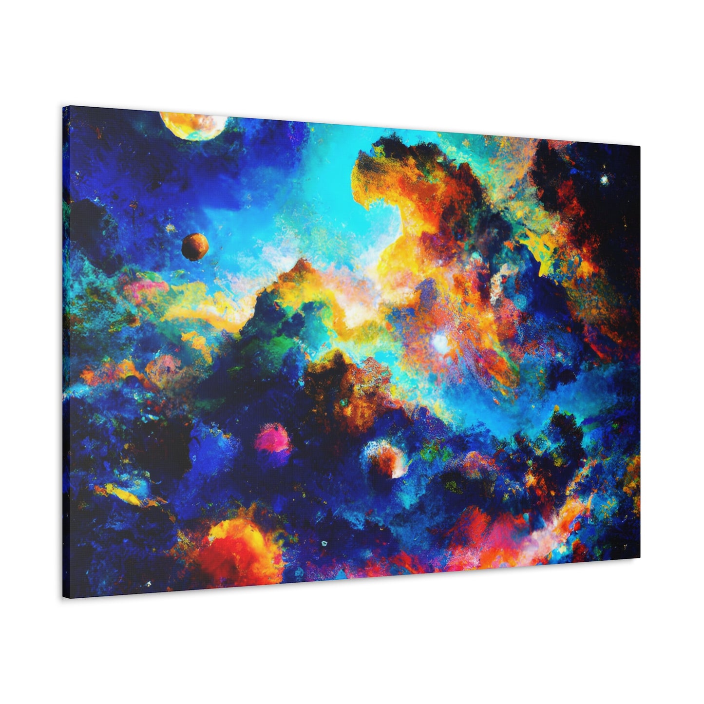 Cosmic Abstract Illumination - Canvas