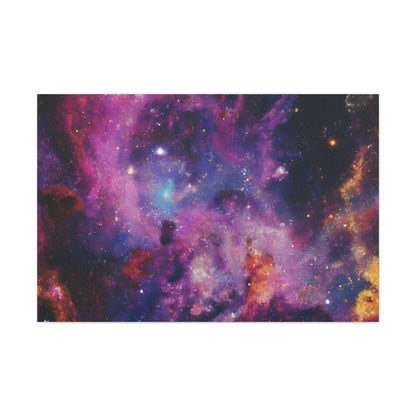 Cryptic Cosmos Horizon. - Canvas