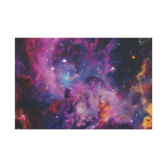 Cryptic Cosmos Horizon. - Canvas