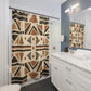 "Exotic Aztec Boho Shower Curtain" - Shower Curtain