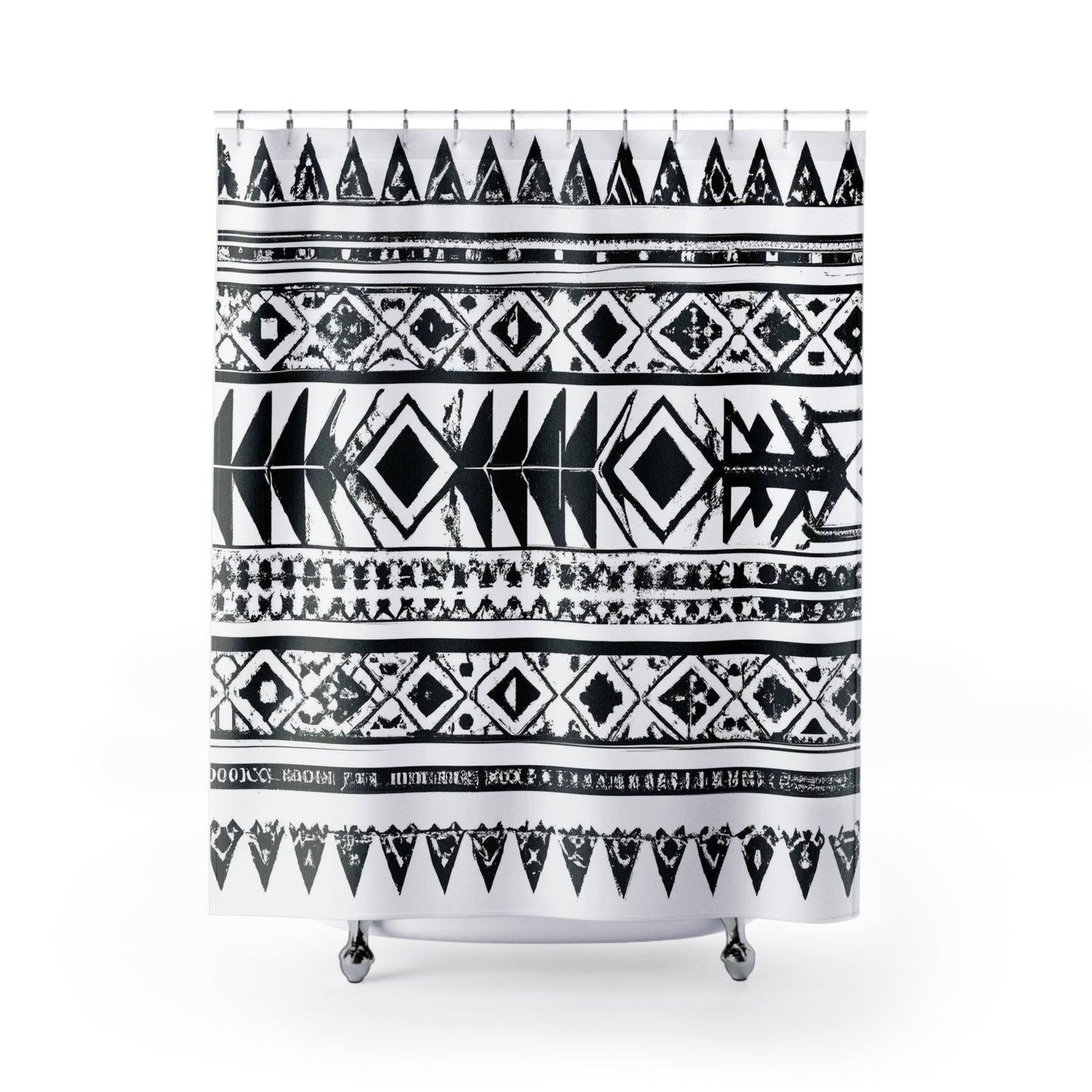 "Aztec Boho Shower Curtain: Beauty + Style" - Shower Curtain