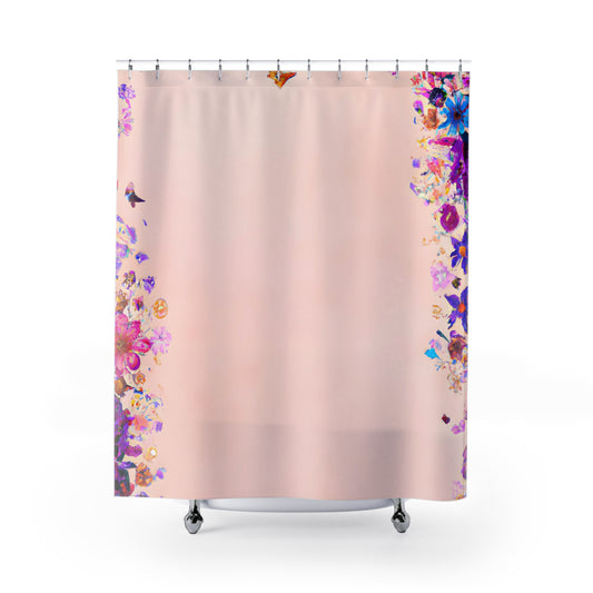 "Nature-Inspired Boho Shower Curtains" - Shower Curtain