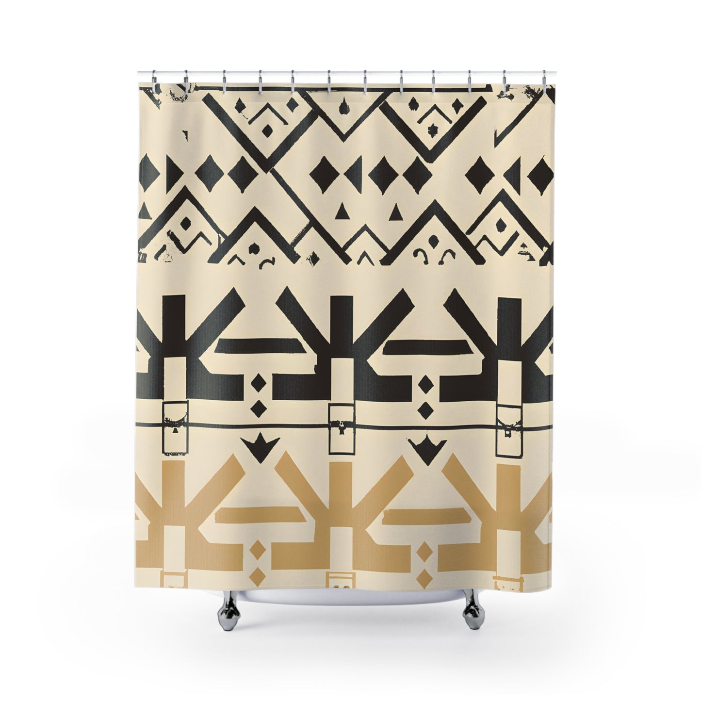 "Aztec Bohemian Shower Curtain: Boho Chic" - Shower Curtain