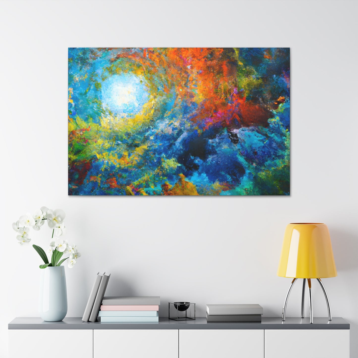 "Cosmic Expressionistic Dreamscape" - Canvas