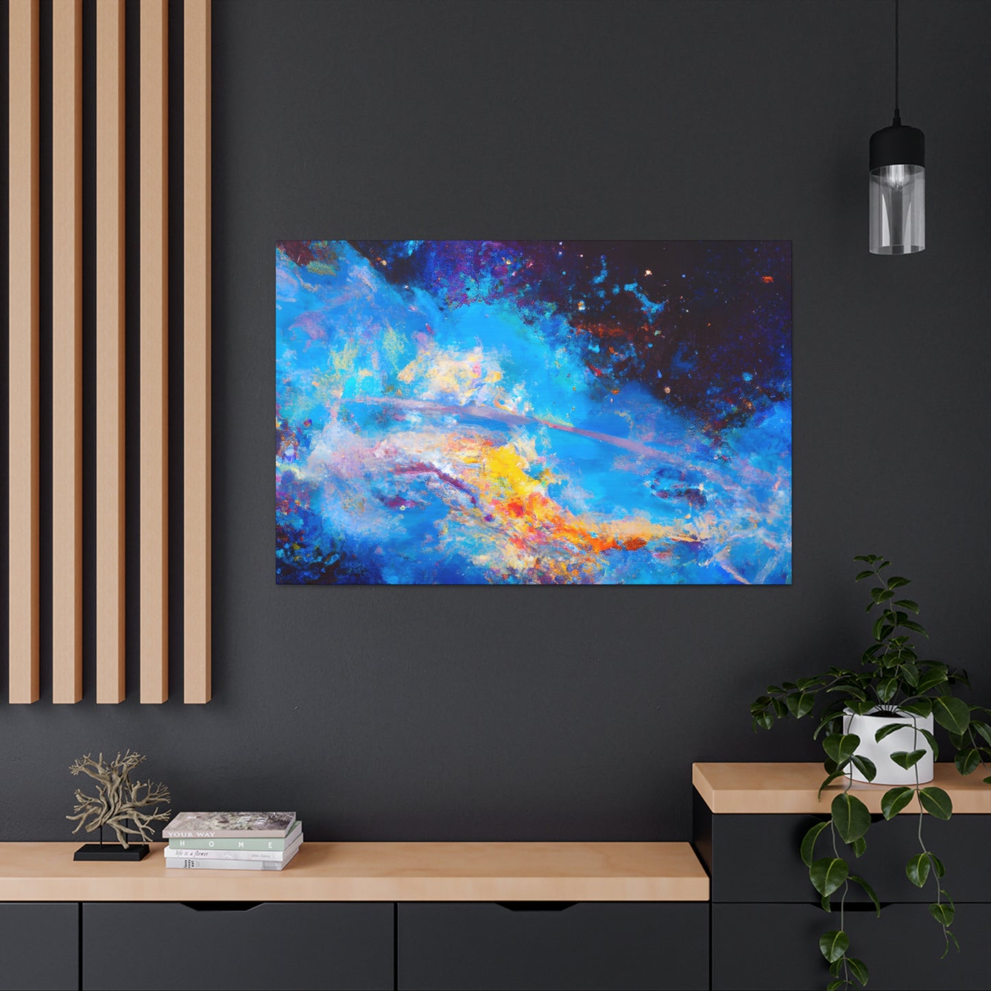 Mysterious Celestial Migration - Canvas