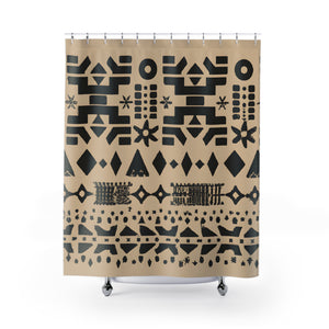 Aztec Boho Shower Curtain - Get Noticed! - Shower Curtain